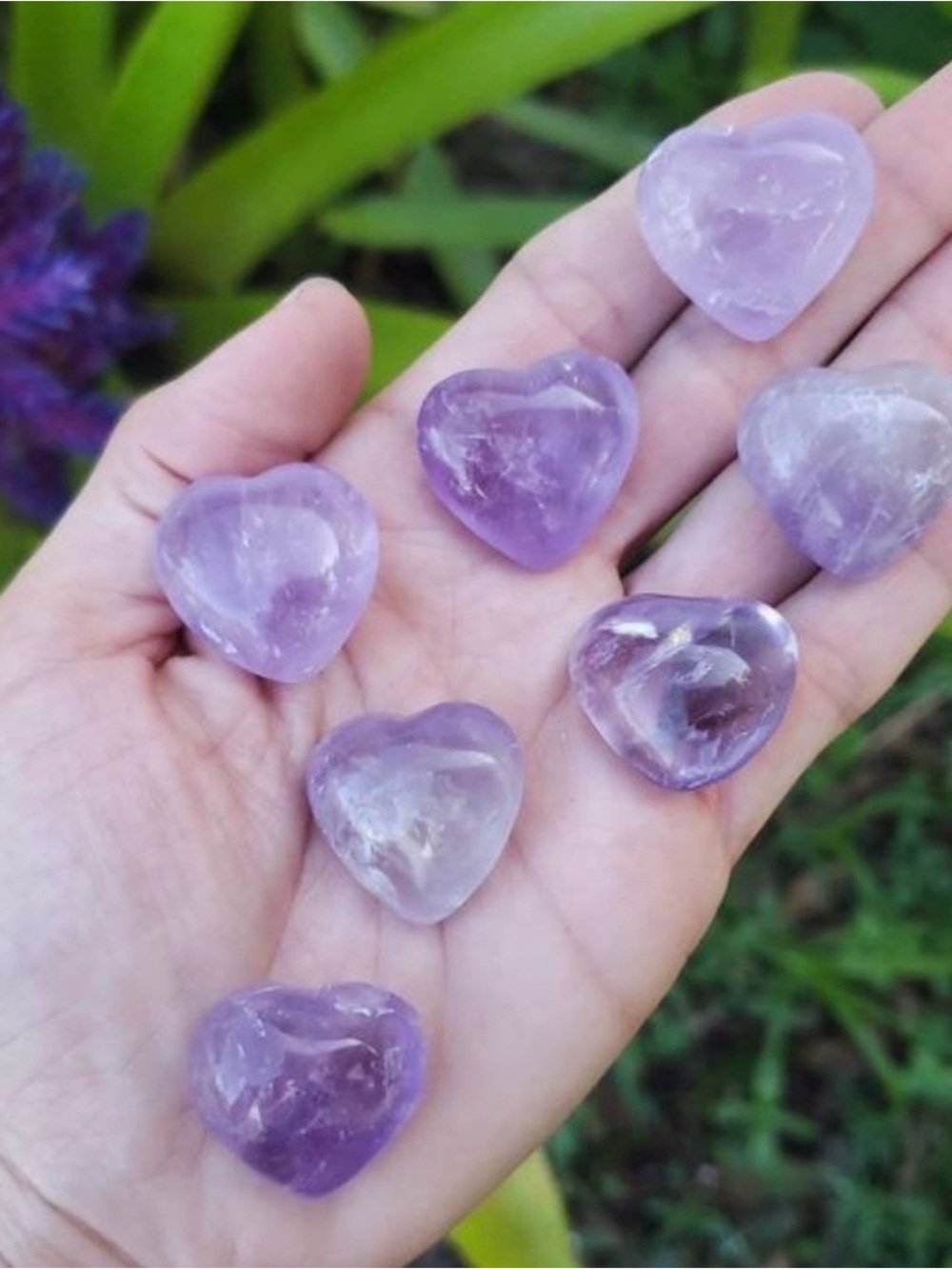 Mini Amethyst Heart